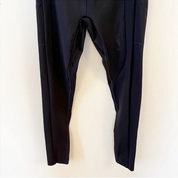 Gymshark Black Adjustable Waist Clasp Athletic Compression Leggings Size XS - Picture 3 of 10